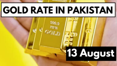 Gold Rate in Pakistan 13 August 2023