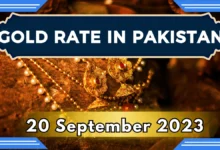 Gold Rate in Pakistan 20 September 2023