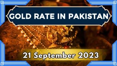 Gold Rate in Pakistan 21 September 2023